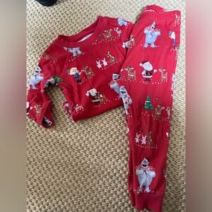 Pottery Barn Kids Rudolph Pajamas 3T